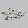 304 Stainless Steel Open Jump Rings Oval Jump Rings STAS-Q186-03-8x5mm-1