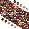 GOMAKERER 3 Strands Natural Picasso Stone/Picasso Jasper Beads Strands G-GO0001-19-1