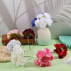 9Pcs 9 Colors Silk Cloth Artificial Flower AJEW-CA0005-10-5