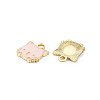 Eco-Friendly Zinc Alloy  Pendants ENAM-R051-01-02G-01-NR-4