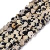 Natural Dalmatian Jasper Beads Strands GG-N002-02A-02-2