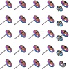 50Pcs Ion Plating(IP) 304 Stainless Steel Stud Earring Findings STAS-AR0002-52-1