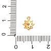 925 Sterling Silver Clear Cubic Zirconia 8-Pointed Star Charms STER-U009-06G-02-3