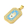 Ion Plating(IP) 304 Stainless Steel Pendants STAS-C101-08G-09-2