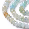 Natural Aquamarine Beads Strands G-G991-B01-3