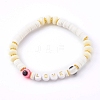 Beaded Bracelets for Valentine's Day BJEW-JB05972-2
