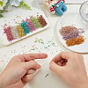 50G 10 Colors Cylinder Seed Beads SEED-DC0001-11-3