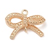 Brass Micro Pave Clear Cubic Zirconia Pendants KK-S388-03G-1