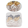 Alloy Rhinestone Magnetic Clasps ALRI-TA0001-02-7