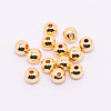 Brass Solid Beads KK-WH0035-17G-A03-1