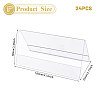 Name Plastic Table Top Display Stand ODIS-WH0070-86A-2