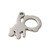 Non-Tarnish 304 Stainless Steel Charms STAS-S123-03P-11-2