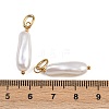 ABS Plastic Pearl Pendants STAS-G357-15G-3