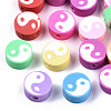 Handmade Polymer Clay Beads X-CLAY-T016-30-1