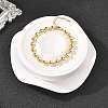 Rack Plating Brass Ball Chain Bracelets for Women BJEW-G676-01C-G-1