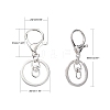 Iron Alloy Lobster Claw Clasp Keychain LS-KEYC-D016-S-3
