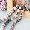 Yilisi 3 Strands 3 Style Natural Zebra Jasper Beads Strands G-YS0001-02-4