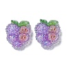 Fruit Transparent Epoxy Resin Decoden Cabochons LS-CRES-I030-23E-1