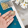 80Pcs 4 Colors Brass Bead Frames FIND-PH0021-29-3