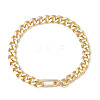 Brass Cuban Link Chain Bracelets for Women BJEW-JB13117-2