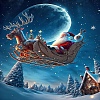 DIY Christmas Theme Diamond Painting Kits DIY-U002-02D-1