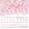 100G Transparent & Opaque Acrylic Beads TACR-TA0001-57E-2