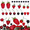60Pcs Plastic Simulation Fruit Model AJEW-WR0002-94-1