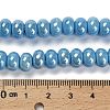 Glazed Porcelain Rondelle Beads PORC-Q001-01F-4
