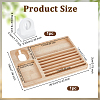 Silicone Watch Display Stands and Bamboo Watch Strap Organizer Tray ODIS-OC0001-85-2