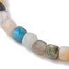 Natural Mixed Gemstone Beaded Stretch Bracelets for Women BJEW-JB13335-01-4