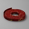 5M Japanese Printed Flower Cotton Ribbons OCOR-WH0089-25A-04-2