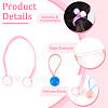 Rubber Elastic Hair Ties OHAR-OC0001-02-4