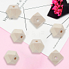 36Pcs Wood Beads WOOD-SP0001-51A-4