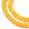 Dyed Natural White Jade Beads Strands G-G107-A15-01-2