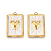 304 Stainless Steel Pendants STAS-N108-26A-G-1
