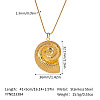 Stainless Steel Pendant Necklaces for Women EG5545-2-2