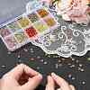 50G 10 Colors Transparent Acrylic Beads FIND-CJ0002-86-4