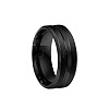 Grooved Stainless Steel Finger Rings for Men WG2ADDA-10-2