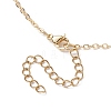 Shell Pearl Pendant Necklaces NJEW-TA00131-5