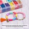 24 Colors Handmade Polymer Clay Beads CLAY-TA0001-05-36