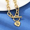 Golden 304 Stainless Steel Charm Bracelets LS-NJEW-K284-01G-N-3
