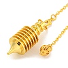 Rack Plating Brass Coil Dowsing Pendulums G-K338-26G-2