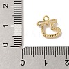 Christmas Theme Brass Micro Pave Cubic Zirconia Charms  KK-P278-02A-G-3