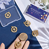 8Pcs Brass Pendants KK-SC0007-25-3
