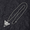 Non-Tarnish 201 Stainless Steel Pendant Necklaces for Man NJEW-Q336-02H-P-4