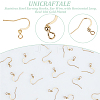 100Pcs 316 Surgical Stainless Steel Earring Hooks STAS-UN0058-62-5