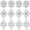 SUNNYCLUE 90Pcs 3 Styles Tibetan Style Alloy Connector Charms FIND-SC0007-88-1