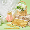 15 Yards Filigree Polyester Lace Fringe Trim OCOR-WH0089-13A-4