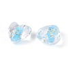 Handmade Foil Glass Beads FOIL-N029-09D-3