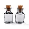 Square Glass Cork Bottles Ornament GLAA-D002-04A-1